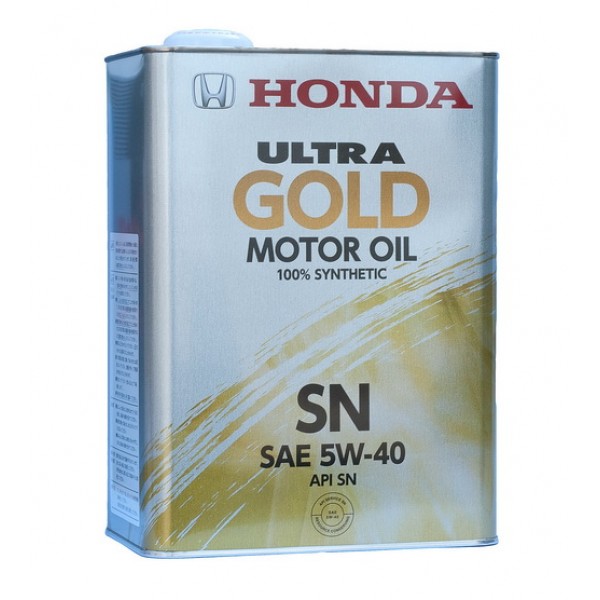 Моторное масло HONDA Ultra Gold API SN SAE 5w40, 4л